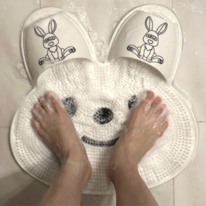 토끼 발세척매트