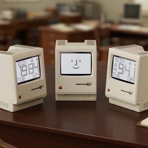 매킨토시 디지털 탁상시계 레트로 굿즈